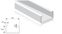 150mm x 50 x 2.0mm x 4.0m Hadley SFS C Stud 150mm x 50 x 2.0mm x 4.0m Hadley SFS C Stud