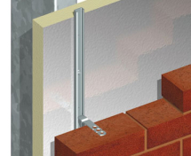 Stainless Brick Tie Channel