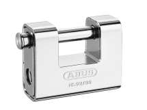 ABUS 92/80 80mm Monoblock Brass Body Shutter Padlock ABUS 92/80 80mm Monoblock Brass Body Shutter Padlock