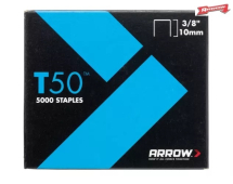 Arrow T50 Staples 10mm-3/8inch (Pack 5000)