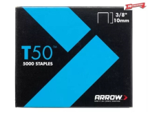 Arrow T50 Staples 10mm-3/8inch (Pack 5000) Arrow T50 Staples 10mm-3/8inch (Pack 5000)