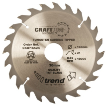 134mm x 24T x 20mm Bore Trend Craft Pro Blade 134mm x 24T x 20mm Bore Trend Craft Pro Blade