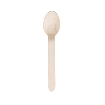 Wood Cutlery Spoon (Pack 100) Wood Cutlery Spoon (Pack 100)