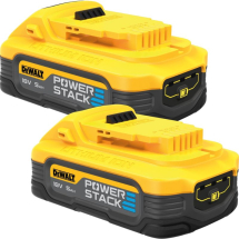Dewalt 18v XR PowerStack 5Ah Battery Starter Pack Dewalt 18v XR PowerStack 5Ah Battery Starter Pack