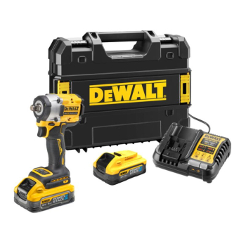 Dewalt 18v 1/2Inch Compact Impact Wrench c/w 2 x 5ah Powerstack Dewalt 18v 1/2Inch Compact Impact Wrench c/w 2 x 5ah Powerstack
