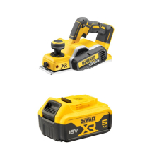 Dewalt 18V XR Brushless Planer c/w 1 x 5Ah Battery Dewalt 18V XR Brushless Planer c/w 1 x 5Ah Battery