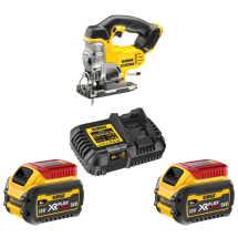 Dewalt 18V XR Jigsaw c/w 2 x 6Ah Batteries & Charger