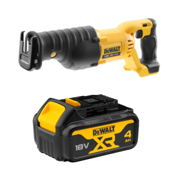 Dewalt 18V XR Li-ion Recip Saw c/w 1No 4.0Ah Battery Dewalt 18V XR Li-ion Recip Saw c/w 1No 4.0Ah Battery