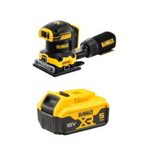 Dewalt 18V XR 1/4inch Sheet Sander c/w 1 x 5Ah Battery Dewalt 18V XR 1/4inch Sheet Sander c/w 1 x 5Ah Battery