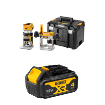 Dewalt 18v 1/4inch Router Kit c/w 1 x 4Ah Battery Dewalt 18v 1/4inch Router Kit c/w 1 x 4Ah Battery
