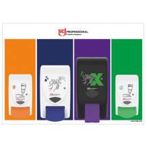 Deb Stoko Skin Safety Centre Board (4 Dispensers) Deb Stoko Skin Safety Centre Board (4 Dispensers)