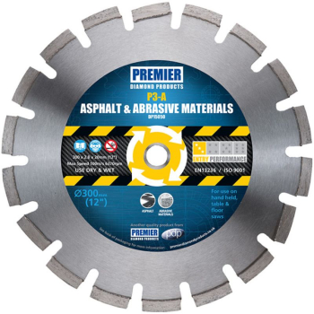 300mm x 2.8 x 10 x 20mm Asphalt Diamond Blade DP15050 300mm x 2.8 x 10 x 20mm Asphalt Diamond Blade DP15050