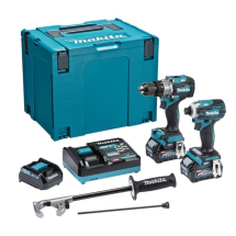 Makita 40v Max Combi & Impact XGT Twin Kit c/w 2x2.5Ah Batts