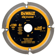 Dewalt Extreme PCD Fibre Cement Blade 190 x 30mm x 4T Dewalt Extreme PCD Fibre Cement Blade 190 x 30mm x 4T