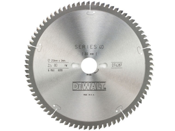 Dewalt Extreme Blade 250mm x 80T x 30Bore Dewalt Extreme Blade 250mm x 80T x 30Bore