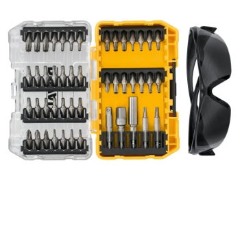 Dewalt 47 Piece Screwdriving Set c/w Safety Glasses Dewalt 47 Piece Screwdriving Set c/w Safety Glasses