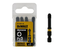 Dewalt 50mm Pz3 IR Torsion Insert Bit (Pack 5) Dewalt 50mm Pz3 IR Torsion Insert Bit (Pack 5)