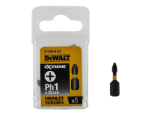 Dewalt 25mm PH1 IR Torsion Insert Bit (Pack 5) Dewalt 25mm PH1 IR Torsion Insert Bit (Pack 5)