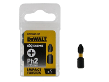 Dewalt 25mm Ph2 IR Torsion Insert Bit (Pack 5) Dewalt 25mm Ph2 IR Torsion Insert Bit (Pack 5)