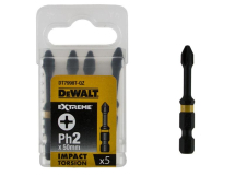 Dewalt 50mm Ph2 IR Torsion Insert Bit (Pack 5) Dewalt 50mm Ph2 IR Torsion Insert Bit (Pack 5)