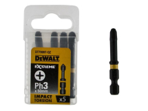 Dewalt 50mm Ph3 IR Torsion Insert Bit (Pack 5) Dewalt 50mm Ph3 IR Torsion Insert Bit (Pack 5)