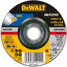 Dewalt Extreme 125mm x 3mm Flexvolt Metal Grinding Disc