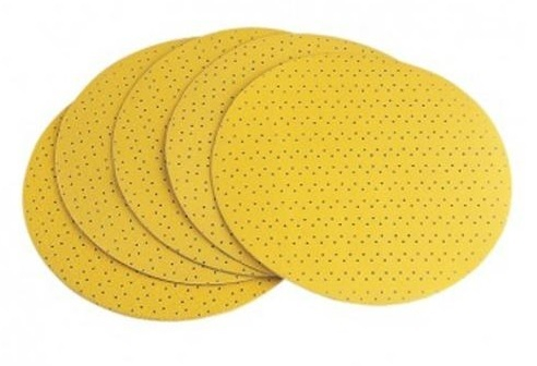 Tockrop 50 PCS 6 Inch 100 Grit Hook & Loop Silicon Carbide Sanding Discs Wood and Paint High Performance Wet or Dry Fast Cutting Sandpaper Discs for Automotive Hand Sand Orbital Sander 