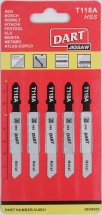 T118A Jigsaw Blades (Pack 5) T118A Jigsaw Blades (Pack 5)
