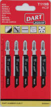 T119B Jigsaw Blades (Pack 5) T119B Jigsaw Blades (Pack 5)