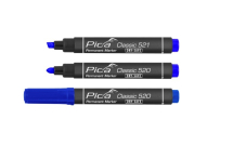 Pica 520-41 Permanent Marker Round tip 1-4mm Blue