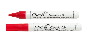Pica 524-40 Paint Marker Round Tip 2-4mm Red