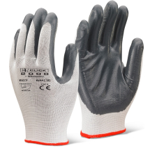 Grey Nitrile Fixers Glove Sz9