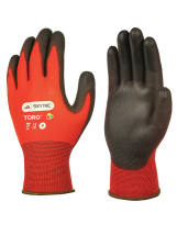Colour Cut (1) Red P/U Gloves Sz8