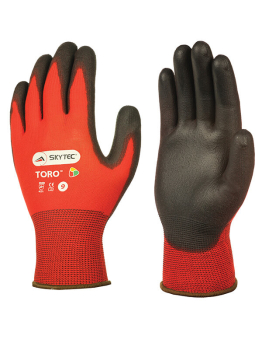 Colour Cut (1) Red P/U Gloves Sz8 Colour Cut (1) Red P/U Gloves Sz8