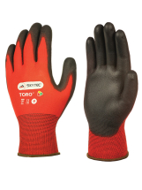 Colour Cut (1) Red P/U Gloves Sz9 Colour Cut (1) Red P/U Gloves Sz9