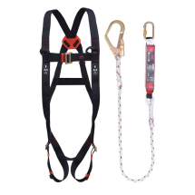 Harness c/w 1.8mtr Full Arrest Lanyard & Scaffold Hook Harness c/w 1.8mtr Full Arrest Lanyard & Scaffold Hook