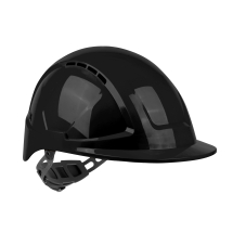 ENHA Radius ABS Ratchet Black Helmet