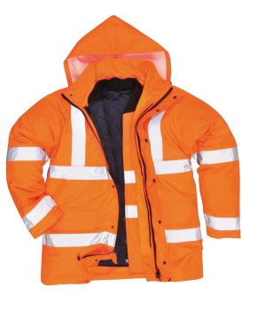 Orange Hi-Vis (Class 3) Site Jacket (M)