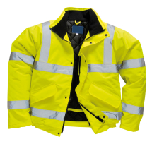 Hi - Vis Bomber Jacket (S) Hi - Vis Bomber Jacket (S)