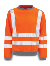 Hi-Vis Orange Sweat Shirt (L) GO/RT