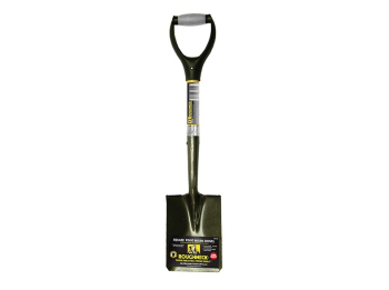 Roughneck Micro Shovel Square Point (27Inch) Handle