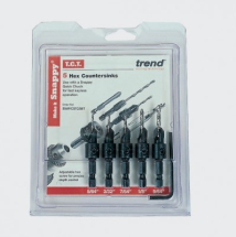 Trend Snappy 5 Piece Countersink Set Trend Snappy 5 Piece Countersink Set