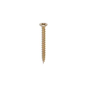 4.0x35 Solo Yellow Chipboard Screws (Box 200)