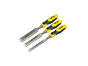 Stanley Dynagrip 3 Piece Bevel Edge Chisel Set