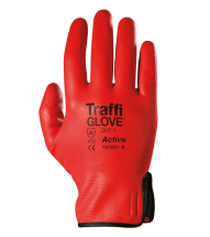 Traffi Active Cut 4121X SoFlex Coated Glove (Red) Sz10