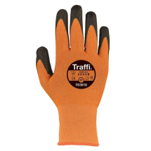 Traffi Classic Cut 3X43B P/U Coated Glove (Amber) Sz10