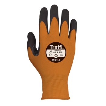 Traffi Morphic 3 Cut 4X43B Micro Dex Coated Gloves Sz10