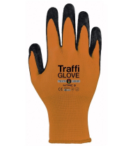 Traffi Nitric Cut 4X44B Nitrile Glove (Amber) Sz8