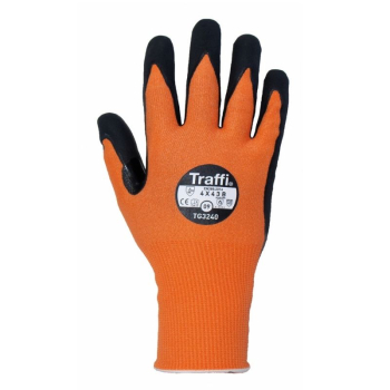 Traffi LXT Cut 4X43B MicroDex Coated Glove (Amber) Sz9