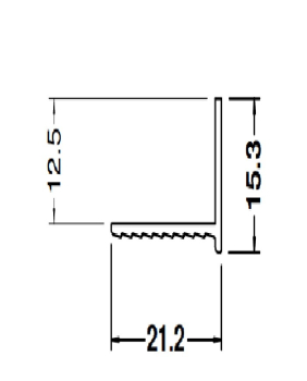 E12 Edge Trim 3.0m Length E12 Edge Trim 3.0m Length